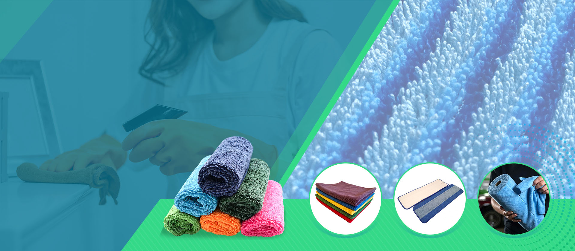 With over 20 years of experience in manufacturing and exporting high‑quality microfiber products